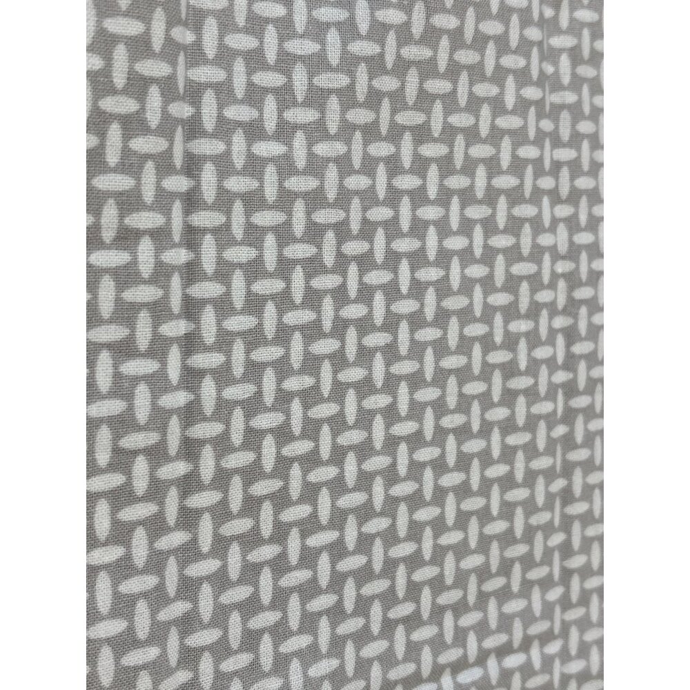 Waverly Inspirations Gray & White Patterned Cotton Fabric 27" x 44" Sewing Craft